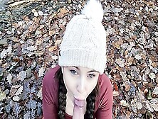 Emily Hill - Forest Fun Dildo Blowjob Flashing Riding And More P1