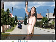 Complete 4K Movie Walking Naked In The City With Adamandeve And Lupo