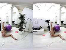 Vrpornjack - Hot Teen Plays With A Fitball In Vr