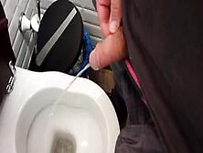 Peeing In A Public Toilet