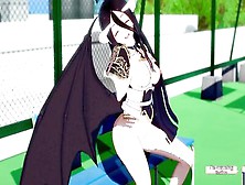 Gorgeous Anime Demon Chick With Big Tits Fucked In A Park Outdoor