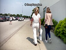 Super Thick Candid Ass Milf In See-Through Romper