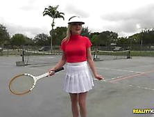 Kinky Tennis Player Kristina Reese Gets Frisky On The Court