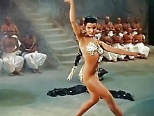 A Bollywood Beauty Dances Sensually