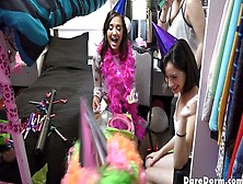 Bitchy Partying Sluts Gia Paige And Nora Doll Are Fucking With Random Guys