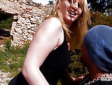 Myfirstpublic - Hardcore Outdoor Ass Fuck With Cute Blonde