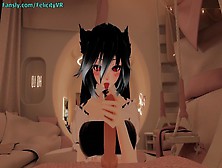 Your Horny Catgirl Maid Makes You Cum~❤️ [Joi,  Self Perspective,  Vrchat Erp,  Jerk Off Challenge,  Fap Hero]