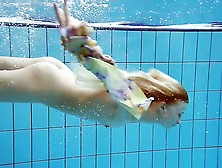 Blonde Russian Teenager Underwater