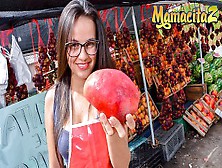 Carne Del Mercado - Nerdy Colombian Teen Makes Her Very First Porn Movie