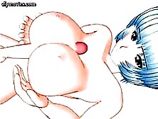 Anime Mistress Enjoys Rubbing Cock
