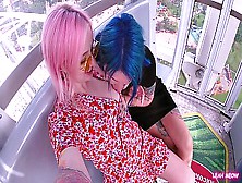 Two Teen Stepsisters Whores Sucked A Stranger On A Ferris Wheel! - Leah Meow