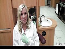 Beauty Young Dentist With Incredible Hooters Fucks Patient