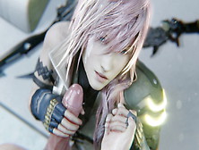 Lightning Returns With A Handjob Facial