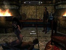 Fetish Dildos Into Skyrim Game.  The Characters Are Having Fun! | Pc