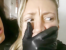 Two Hitwoman Handsmother With Gloves