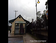 Rainy Day At The Train Station