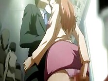 Slutty Hentai Girl Seducing Teen Stud For Threesome