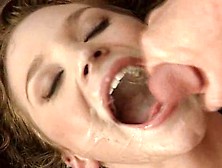 Gangbang With A Dirty Slut Ends With Bukkake