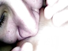 My Twat Gots Eated Hard By The Cuckoldslave Before Goimg To Plowed With My Bbcs