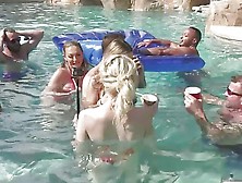 Shemales Having Group Sex By The Pool