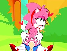Classic Amy Rose X Sonic [Beachside Bunnies + Mrcbleck]
