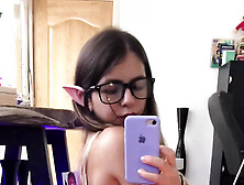 Good Morning,  I'll Be The Elf Girl...  Would You Like To See The Elf Girl Eat A Cock?