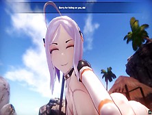 Monstergirl Island [Monthly Patreon Choice Anime Game] Ep. One Attractive Elf Catgirl And Android Are Bully