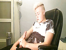 Cute Brit Boy Edging For 30 Mins Before Eye Rolling Orgasm