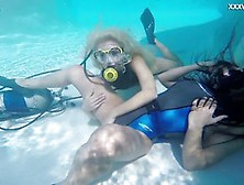 Sexy Vodichkina And Farkas Underwater Hot Lesbians