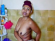 Beautiful Mixed-Race In The Shower