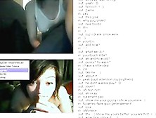 French Lady Showing Stuff #chatroulette