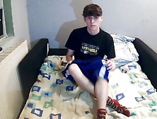 Straight Twink Cum And Wanking While Watching Porn.