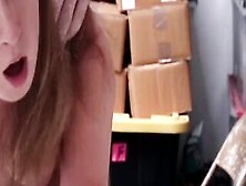 Curvy Sexy Brooke Bliss Caught Shoplifting And Taken For Interrogation