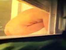 Amateur Wife Shaving Her Legs Spied Through Window