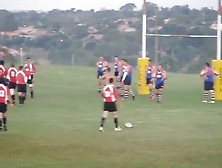 Guy Streaks Rugby Game