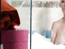 Bubble Bath Tub Banging For Son - Brooke Page - Milf-Son Milf-Milf Mommy