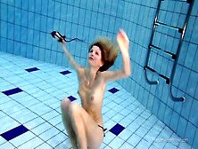 See A Beautiful Russian Girl Nastya Under Water