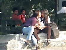 Daring Kolkata Lesbian College Girl’S Romancing In Public