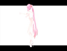 【Mmd】Pink Cat - Booty Sway & Breast Sway【R-18】