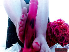 Hard Foot Domination From Mistress And Pretty Hot Footjob