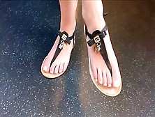 Soft Feet In Sandals In Public
