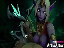 Miss Fortune & Soraka Blowjob (With Sound) 3D Animation Asmr Hentai League Of Legends Bj