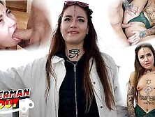 German Scout - Inked Next Generation College Girl Jess Mori Pickup For Casting Fuck