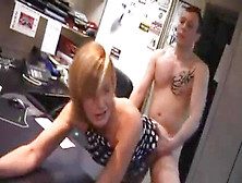 Super-Fucking-Hot French Wife Gets Ravaged At The Office !