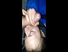 Young Girl Sucks Cock And Gets Fucked Outside In The Dark