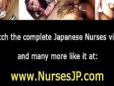 Asian Horny Nurse Hottie Gets Hairy Creampie
