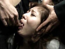 A Bus Of Perverts - Public Group Sex,  Gangbang,  Blowbang With Asian Japanese Babe