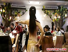 Sexy Asian Belly Dancer Shake Her Slut Boobs