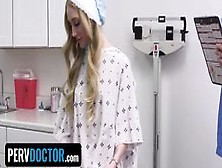 Cute Blonde Girl Emma Starletto Submits Her Tight Pussy To Kinky Doctor During Exam - Perv Doctor (Mike Mancini)