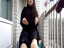 Outstanding Chinese Teen Soles Toe Spreading & Scrunching Two